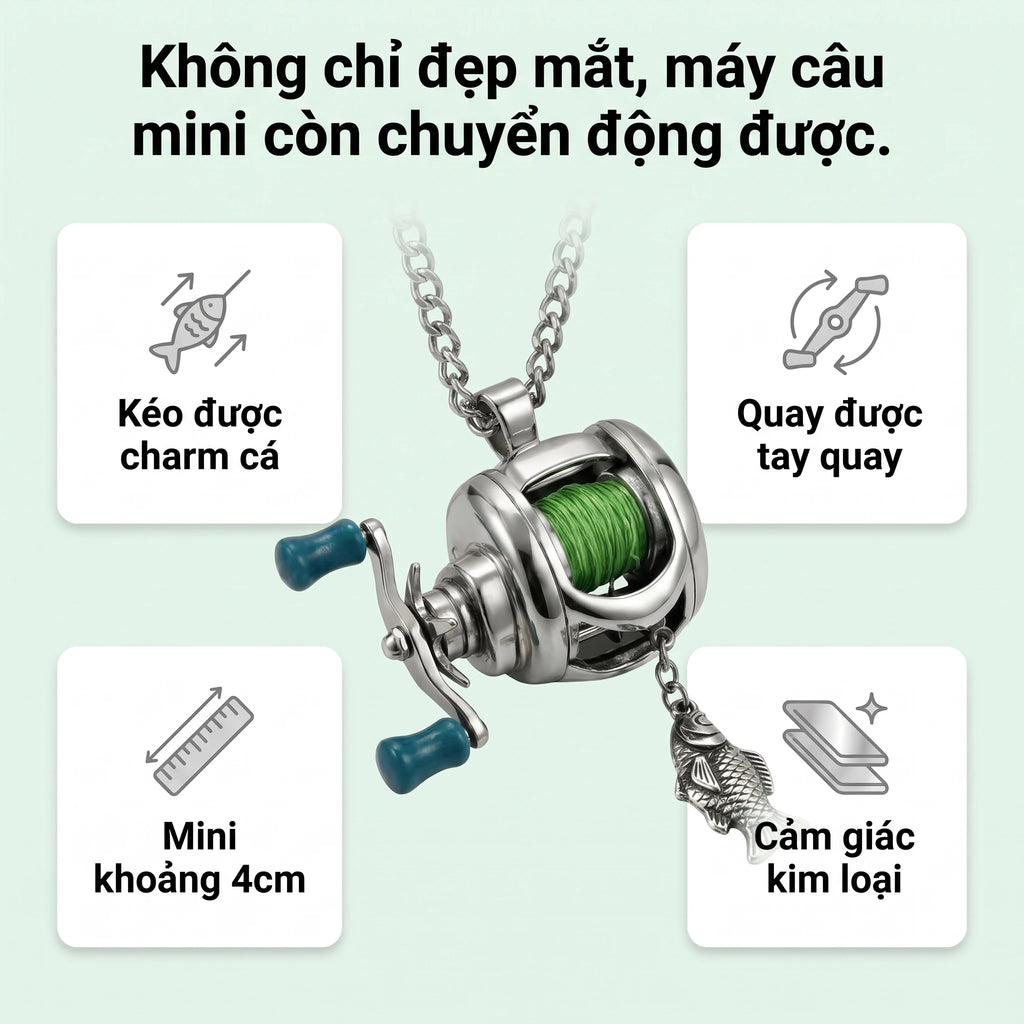 LACIAGA Phụ Kiện Máy Câu Mini