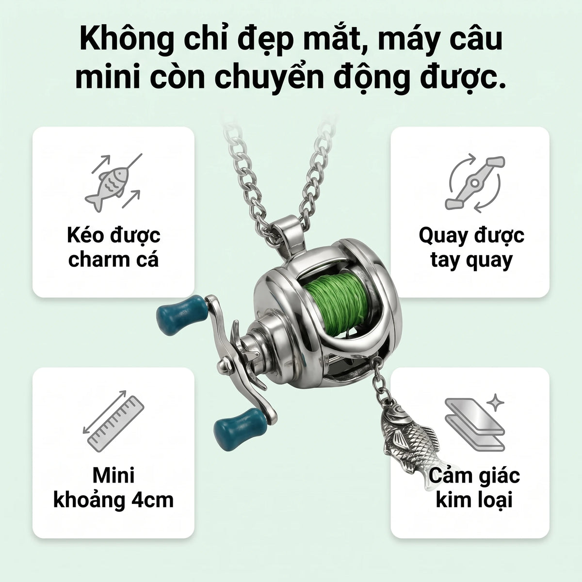 LACIAGA Phụ Kiện Máy Câu Mini
